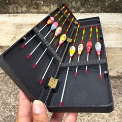 Hộp 8 Cây Phao Nano Săn Hàng Loang Sắc Màu Kèm Hộp Đựng