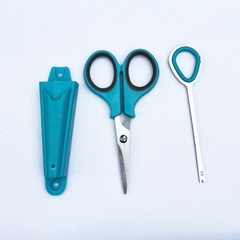 Bộ Kéo Kèm Gỡ Lưỡi Câu Gắn Thùng , Kéo Cắt Chì, Cắt Trục, Cắt Thẻo, Siêu Bén, Siêu Bén