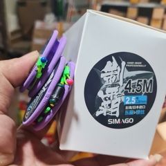 Trục Câu Đài Simago phiên bản mới, gia cố đầu cần thế hệ mới không nút thắt