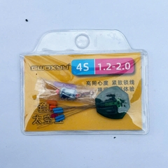 Vỉ phụ kiện Sét Trục Cao Cấp Gwoxyy, Đầy Đủ Chì Hạt Chặn, mà ní..