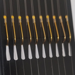 Vĩ 10 Cặp Thẻo Câu Đôi Buộc Sẵn 45cm, Lưỡi Siêu Cường