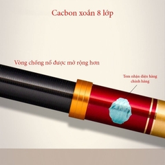 ( BH 2 Năm ) Cần Câu Săn Hàng Giao Long Đại Vũ Tải Cá 100kg ( Tặng kèm đọt phụ và bộ trục 3260 )