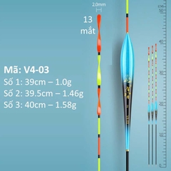 Phao Câu Đài NaNo Tăm Xoắn Siêu Nhạy, Chống Sóng, Chống Gió, Tăm Sáng Rõ V4