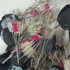 ( 10 Tép ) Hạt Chặn Silicol ( 7+ 2) hạt,  Dành cho dây trục từ 2.0 đến 5.0