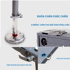 Bàn Địa Hình Đa Năng Cao Cấp Lianqiu LQ-185 100x80cm, Cao 123cm