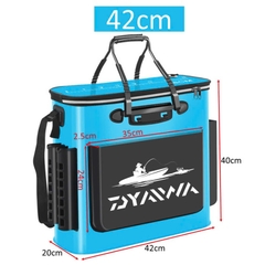 Thùng Đựng Cá Đa Năng DYAWA 1 ngăn lớn 3 ngăn nhỏ, Chất Liệu Nhựa EVA Cao Cấp