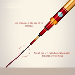 ( BH 2 Năm ) Cần Câu Săn Hàng Giao Long Đại Vũ Tải Cá 100kg ( Tặng kèm đọt phụ và bộ trục 3260 )