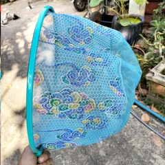 Mặt Vơt CacBon Vành Tròn 40cm.45cm, Dùng Vợt Cá Câu Đơn Câu Đài