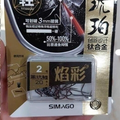 ( Hộp 20 Lưỡi ) Lưỡi Simago Titan Không Ngạnh, Lưỡi Siêu Cường