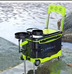 Thùng Câu Đài 36L LianQiu S5, Đầy Đủ Phụ Kiện Đi Kèm, Có Cả Pas Đèn