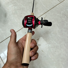 Combo Cần Câu Lure, Câu Tôm, Cần câu máy Siêu Ngắn (Bao Gồm Cả Máy ), Câu Lure, Lăng Xê, Câu ngâm Rút Gọn chỉ 31cm