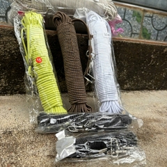 Dây Thừng Chun Bảo Hiểm Cần Câu Cá, Dây co dãn, Chiều dài Dây lúc chưa dãn