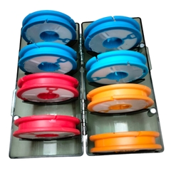 Hộp Silicon Cuốn Trục Câu Đài, Silicon Cao Cấp, Tùy Chọn Số Lượng Từ 6 Đến 16 Cái