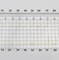 50 Lưỡi Câu Vàng Siêu Bén Không Ngạnh