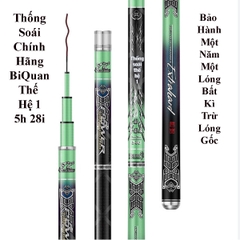 Cần câu Tay Thống Soái Thế Hệ 1 độ cứng 5h - 28i  ( Kèm Đọt Phụ Và Trục 3260 )- BH 1 Năm 1 Lóng Trừ Lóng Gốc