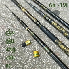 Cần Câu Tay Lưu Bị Chính Hãng FYS độ cứng 6h - 19i  ( Kèm Đọt Phụ Và Trục ) - BH 1 Năm 1 Lóng Trừ Lóng Gốc