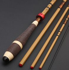 Cần Câu Tay Cacbon cao cấp trúc vàng  tặng kèm đọt