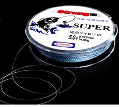 Cước Dù Câu Cá PE Màu Xám Siêu Bền 100m Có hộp