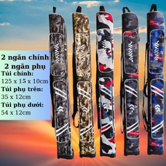Bao Đựng Cần 2 Ngăn Lớn Kèm 2 Ngăn Phụ, Có Quai Đeo  Size 15x10x125 cm
