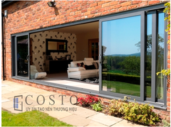 Cửa đi mở trượt trên 3 ray độc lập