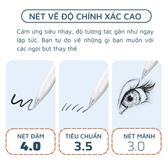 Ngòi Bút Pencil 1 2 ( Phiên Bản Kim Loại), Chuyên Dụng Cho Paperlike