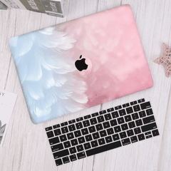 Ốp Macbook In Hình Lông Vũ Hồng (C776)