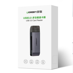 Đầu Đọc Thẻ Nhớ USB 3.0 Ugreen, Hỗ Trợ TF, SD, CF, MS - Model 50541