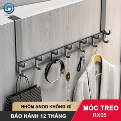 Móc treo sau cửa tiêt kiệm không gian SQ-RX05 nhôm anod