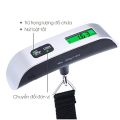 Cân cầm tay di động QJ-T8, cân treo hành lý, hàng chuyển phát nhanh 50kg