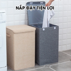 Giỏ đựng đồ bẩn, thùng đựng quần áo bẩn gấp gọn LH-3125 vải không dệt chất lượng cao