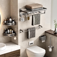 Giá treo khăn đa năng nhôm anod cao cấp SQ-6299