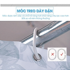 Rèm treo nhà tắm khách sản motel vải Poliester cao cấp Bươm Bướm