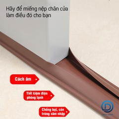 Thanh nệp chân cửa PVC