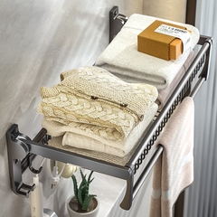 Giá kệ treo khăn đa năng nhôm anod SQ-6255