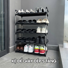 Kệ giày dép nhiều tầng khung inox chịu lực LD-3545