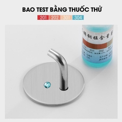 Móc dán tường móc treo đồ INOX 304 không rỉ IN02