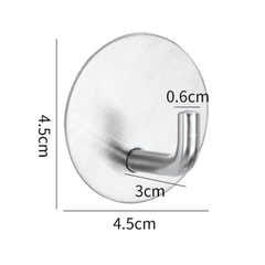 Móc dán tường móc treo đồ INOX 304 không rỉ IN02