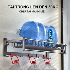 Giá kệ treo khăn đa năng nhôm anod SQ-6255