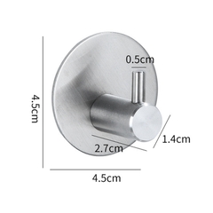 Móc dán tường móc treo đồ INOX 304 không rỉ IN02