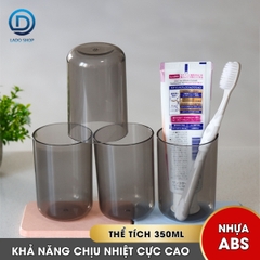 Cốc nước chịu nhiệt dày A04 cốc uống nước cốc xúc miệng