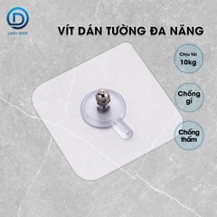 Vít dán tường không cần khoan đục để treo vật dụng, kệ nhà tắm nhà bếp