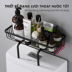Kệ toilet để trên bồn vệ sinh nhà tắm SQ-5706 Nhôm Anod không gỉ