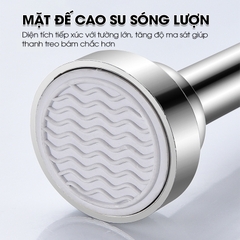 Thanh treo rèm nhà tắm, cửa sổ, ban công thanh treo quần áo thép không rỉ
