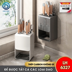 Giá để dao kệ dao để bàn treo tường LH-6327 thép carbon chống rỉ