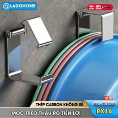 Móc treo thau chậu, móc treo rỗ nhựa RX16 phiên bản cải tiến Thép không rỉ