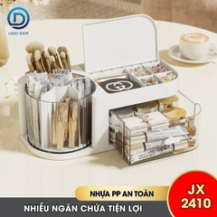 Hộp đựng trang sức, mỹ phẩm, dụng cụ trang điểm, phụ kiện makeup JX2410