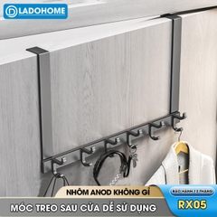 Móc treo sau cửa tiêt kiệm không gian SQ-RX05 nhôm anod