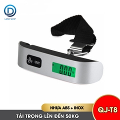 Cân cầm tay di động QJ-T8, cân treo hành lý, hàng chuyển phát nhanh 50kg