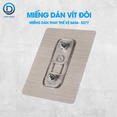 Miếng dán thay thế vít đôi cho giá treo khăn 5277, kệ góc 6636