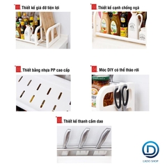 Kệ Đựng Gia Vị Nhà Bếp Chữ B